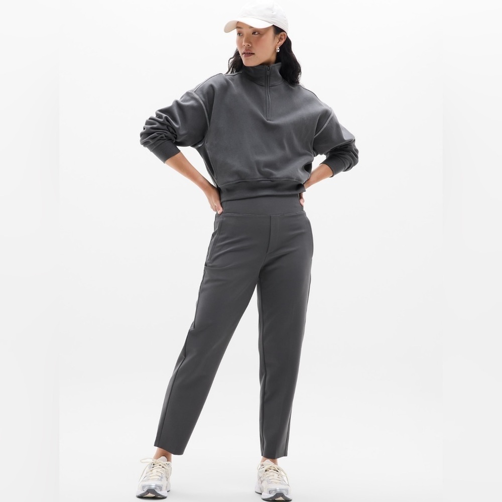 NWT Athleta Endless Shadow Gray Pants size 14.